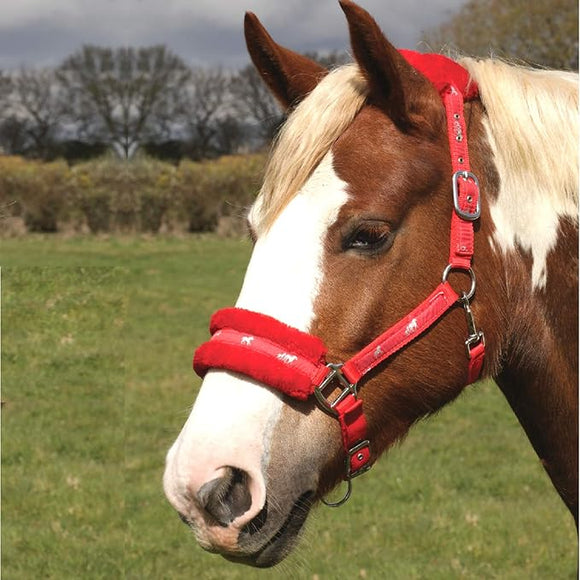 Adjustable Nylon/Fleece Headcollar [202326]