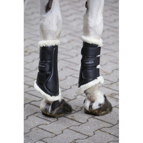 Norton Syntetic Sheep Skin Closed Tendon boots [037530212]