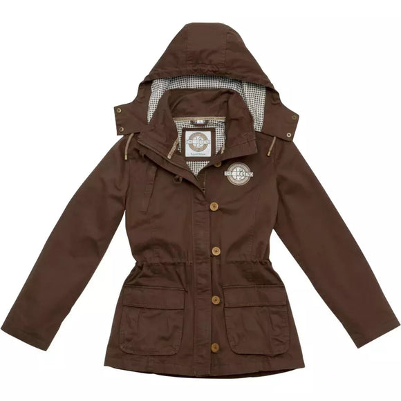 Equi Theme Ladies csi5 Cotton Parka Chestnut Jacket [0379784730]